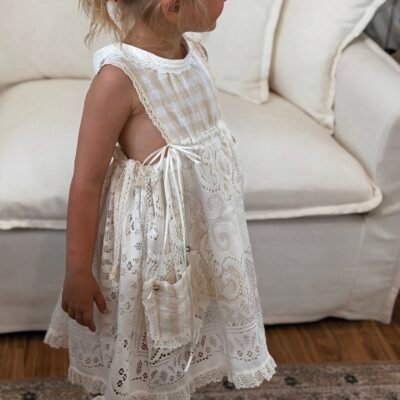 The Ivory Belle Dress | Size 3–5 🤍