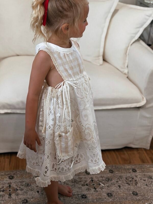 The Ivory Belle Dress | Size 3–5 🤍
