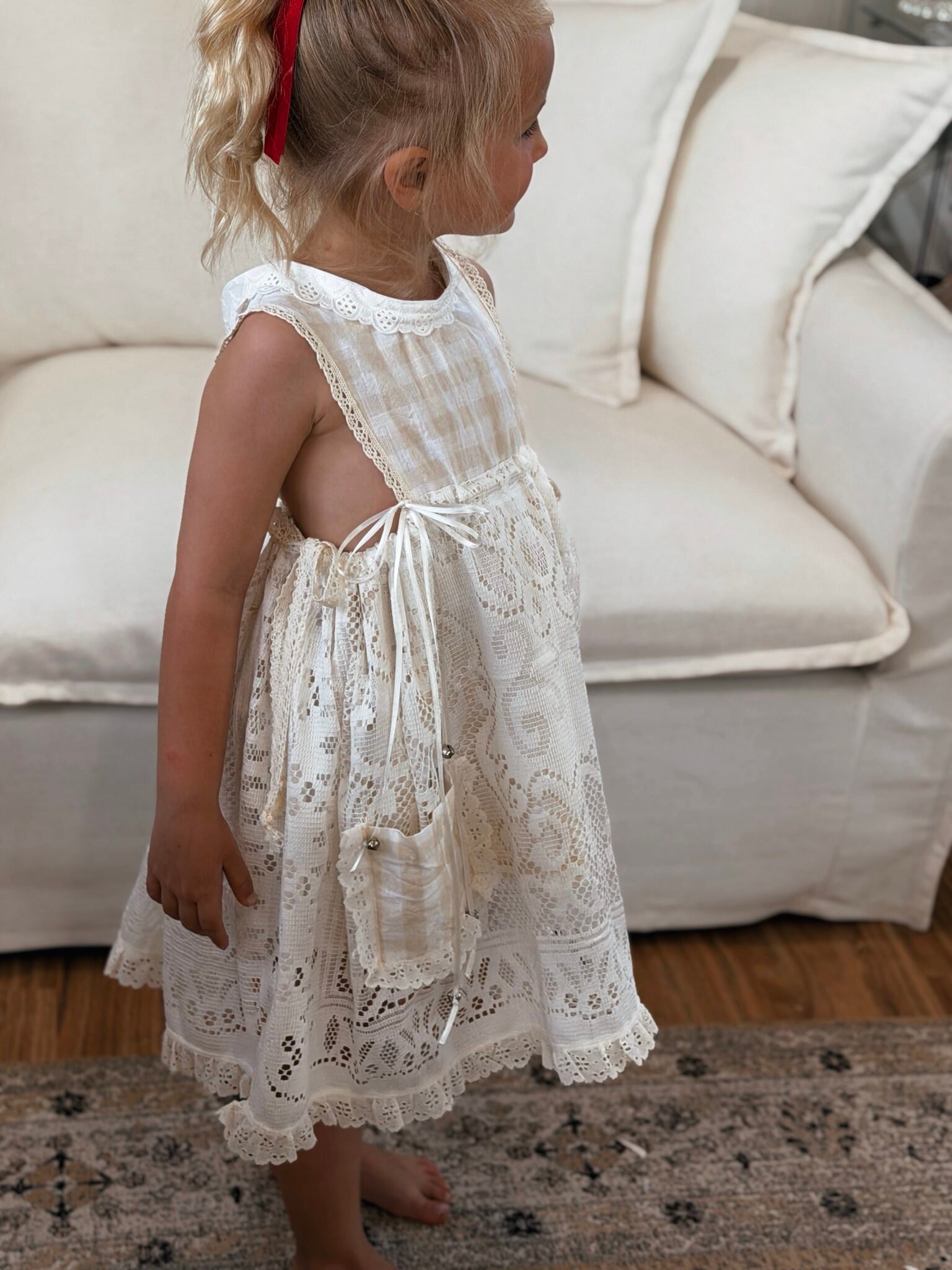 The Ivory Belle Dress | Size 3–5 🤍