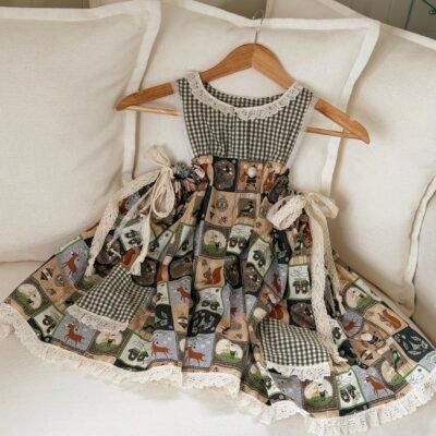 The Woodland Noel Dress | Size 3–6 🤎