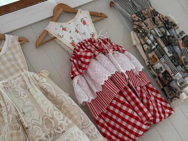 The Rosie Gingham Dress | Size 3–5 🌹