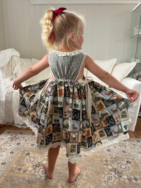 The Woodland Noel Dress | Size 3–6 🤎