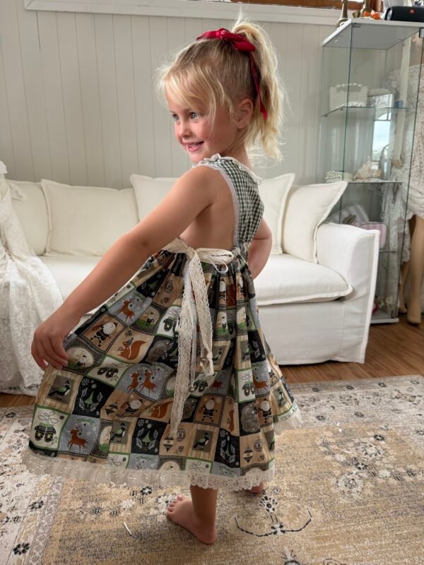 The Woodland Noel Dress | Size 3–6 🤎