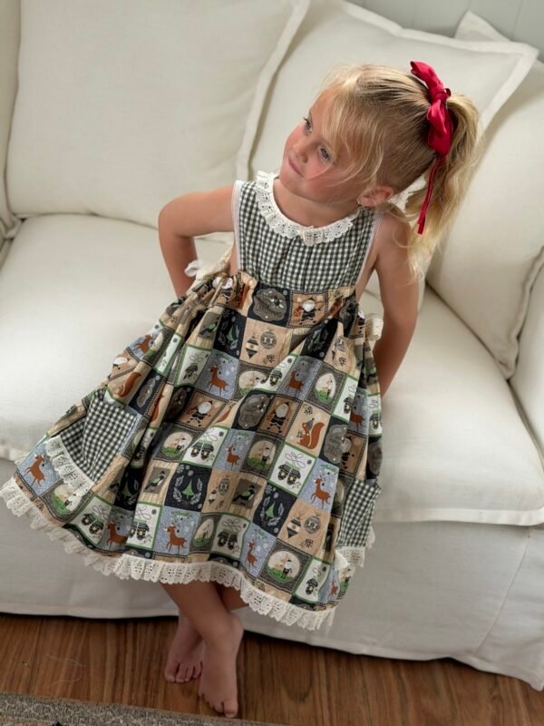 The Woodland Noel Dress | Size 3–6 🤎