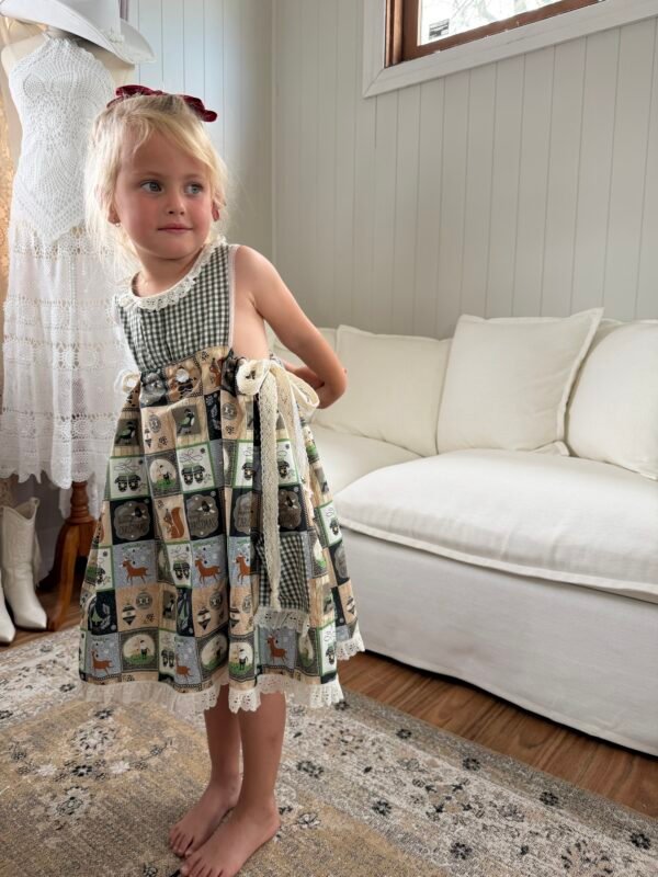The Woodland Noel Dress | Size 3–6 🤎