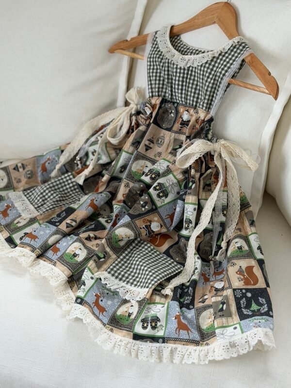 The Woodland Noel Dress | Size 3–6 🤎