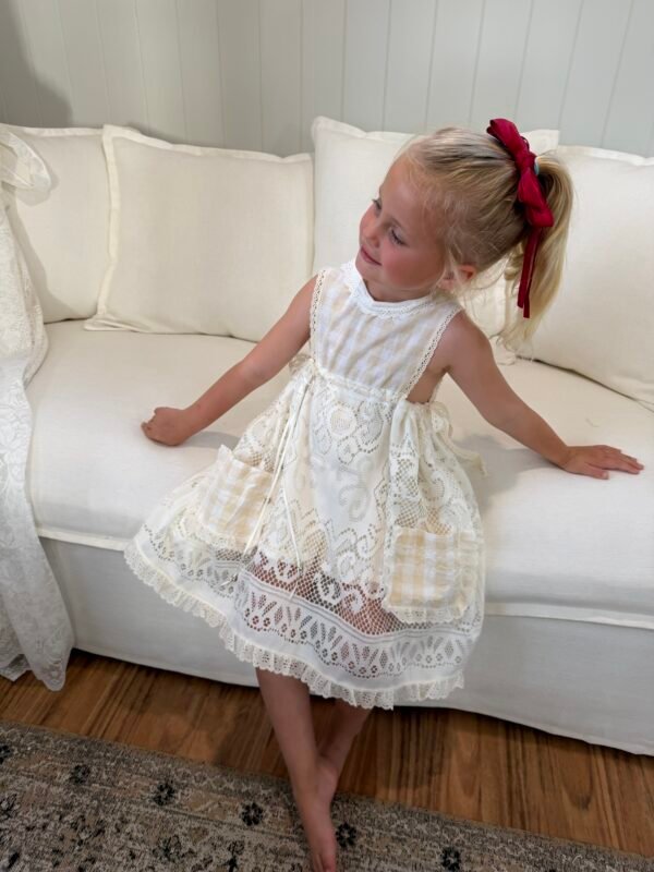 The Ivory Belle Dress | Size 3–5 🤍