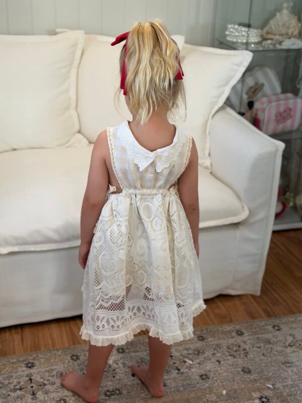 The Ivory Belle Dress | Size 3–5 🤍