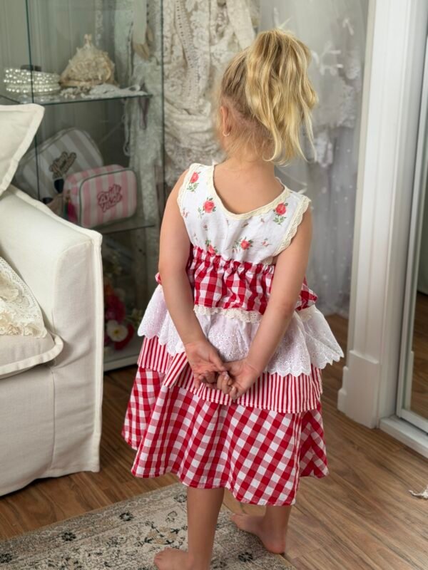 The Rosie Gingham Dress | Size 3–5 🌹
