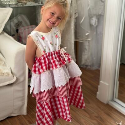 The Rosie Gingham Dress | Size 3–5 🌹