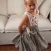 The Gingerbread Gingham Dress | Size 4–7