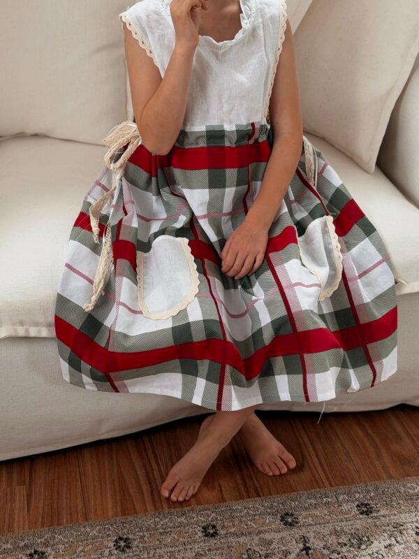 The Christmas Plaid Keepsake Dress | Size 7–10