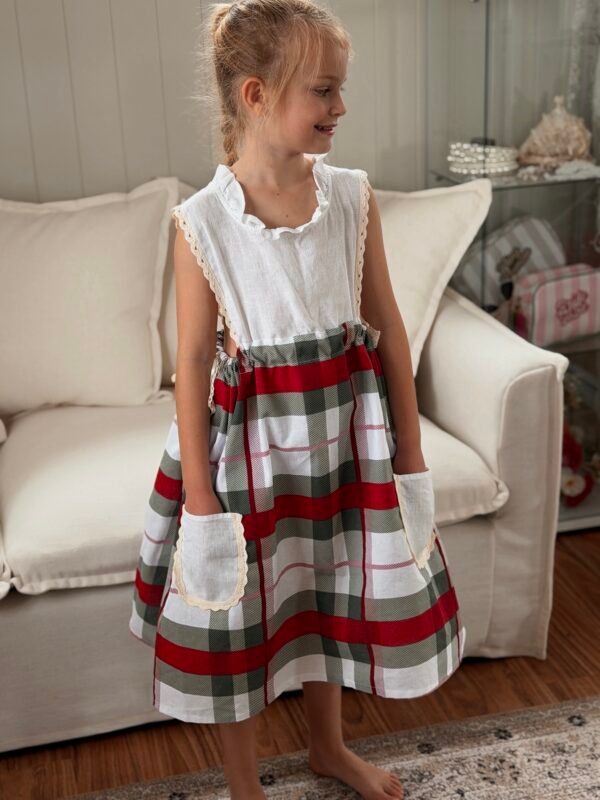 The Christmas Plaid Keepsake Dress | Size 7–10